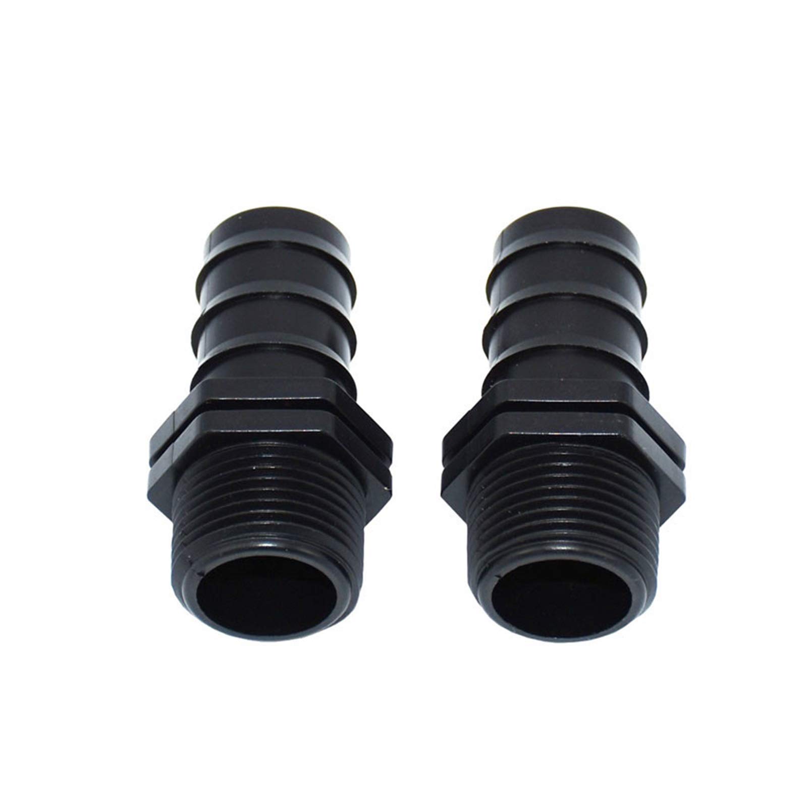 Tubo da Giardino per Irrigazida Cucina da 3/4 Pollici, Connettore a Gancio Dritto per Tubo Maschio da 25 Mm, Connettore Maschio da 3/4 25 Mm Raccordi per Tubi Flessibili 20/Nero