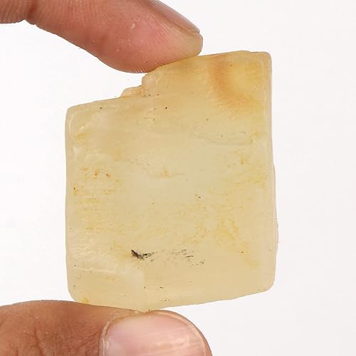 Miniatura 3 de GEMHUB Piedra preciosa natural de piedra lunar áspera certificada de 126.35 CT, cristal crudo sin cortar para la fabricación de joyas