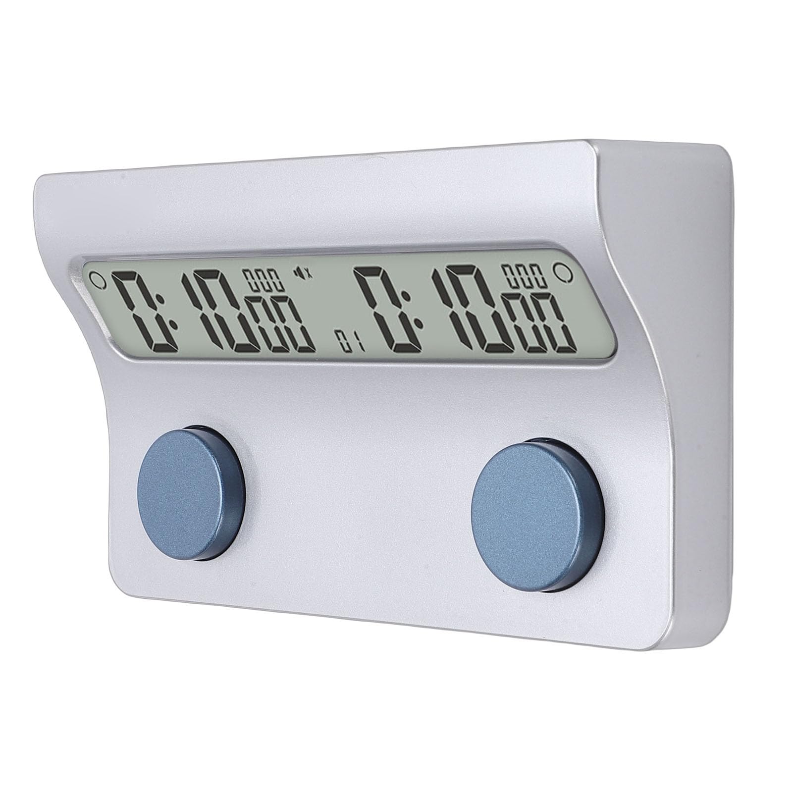 Annadue Schachuhr-Timer, Leiser Summer, Dual-Modi, Digitale Schachuhr für Brettspiel-Turniere, Schachclubs
