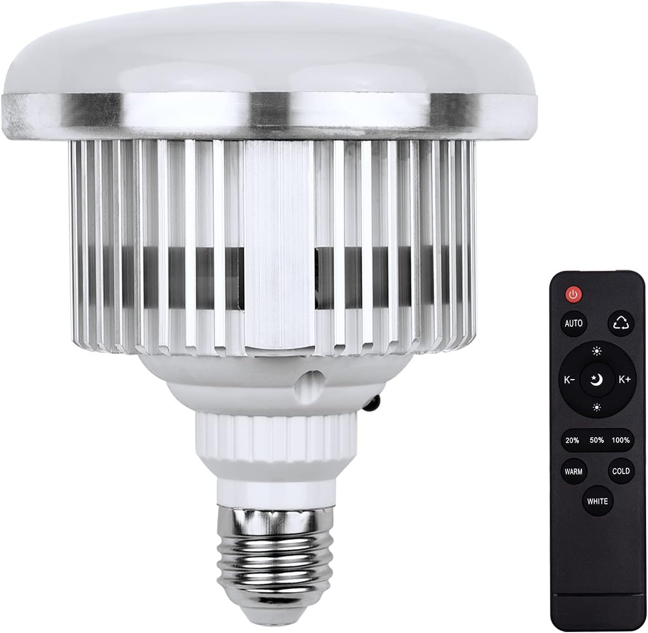 Andoer Studio fotografico Luce Illuminazione Telecomando 85W 3000K-6500K Fotografia Luce Risparmio Energetico Regolabile E27 Base per Studio Home Warehouse Office Hotel