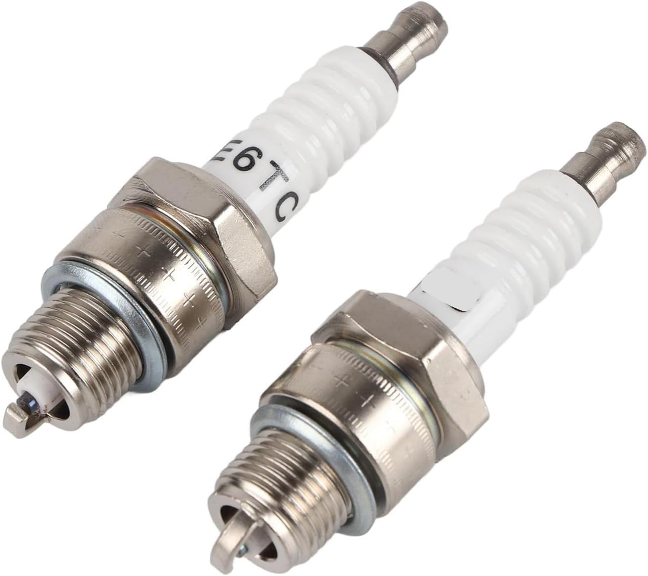 2pcs E6TC Spark Plugs PW50 PY50 Motorcycle Parts