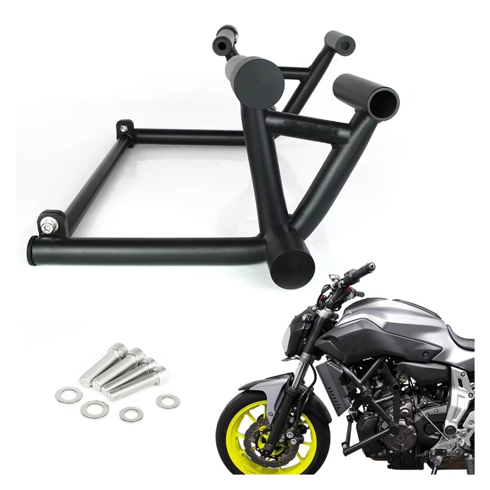 Barra Paraurti Paramotore Per FZ-07 Per MT-07 2014-2024 Per XSR700 2015-2024 Motore Del Motociclo Highway Guard Crash Bar Paraurti Telaio Di Protezione