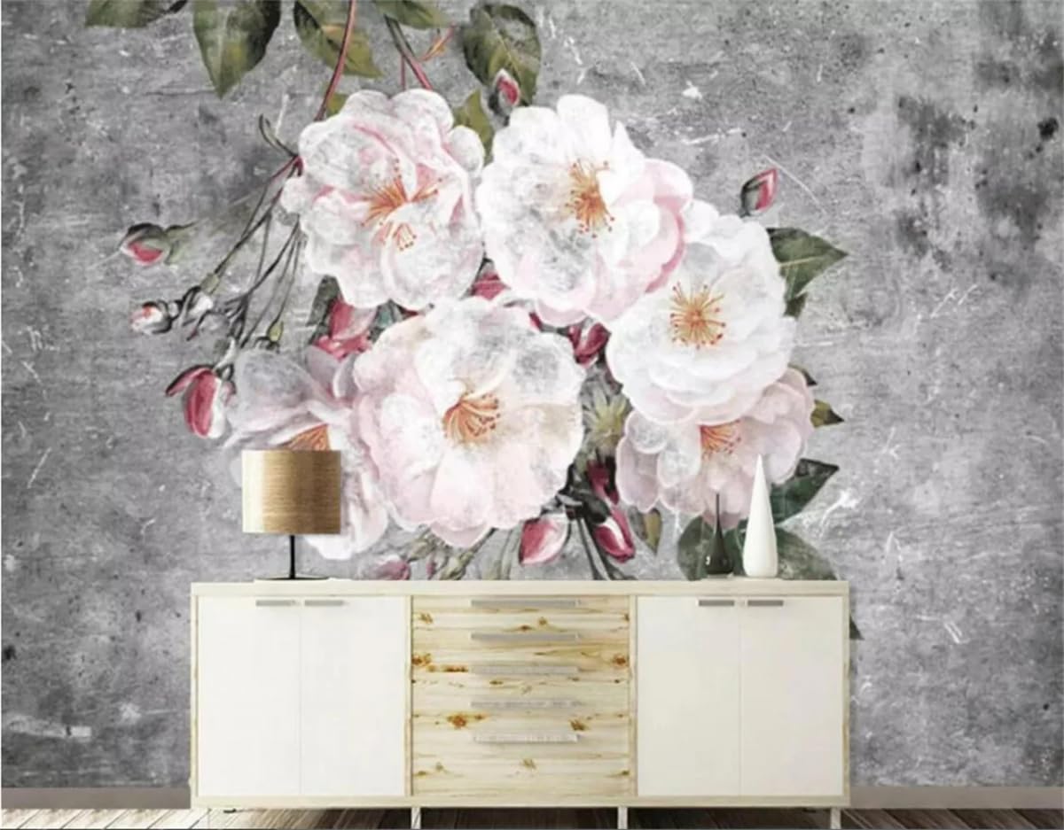 Sticker mural 3d fleurs roses pour relooker un mur sans travaux