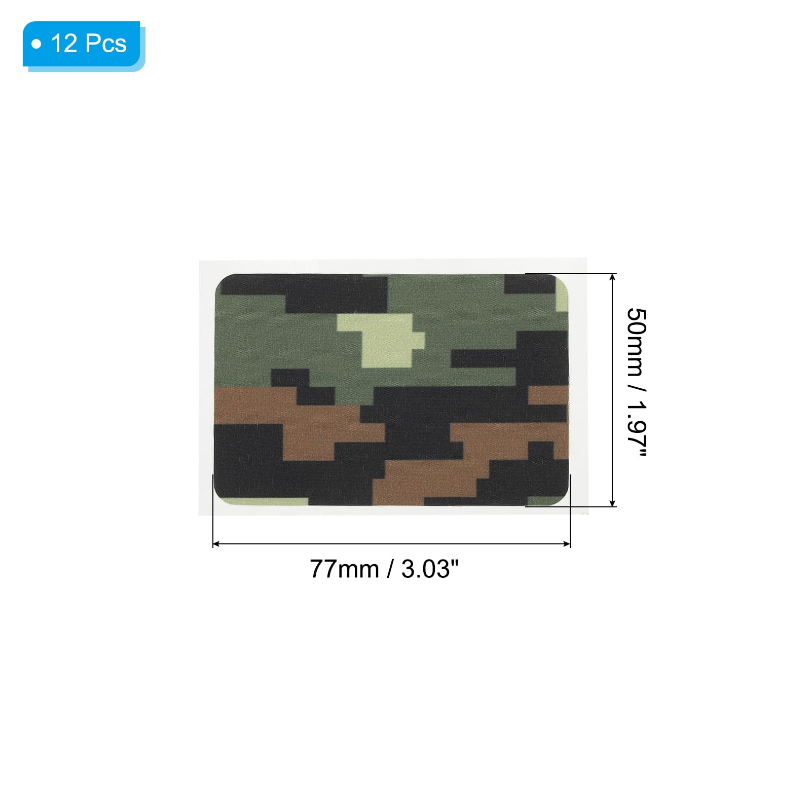 PATIKIL Doudoune Veste Réparation Correctif 2" X 3", 12 Paquet