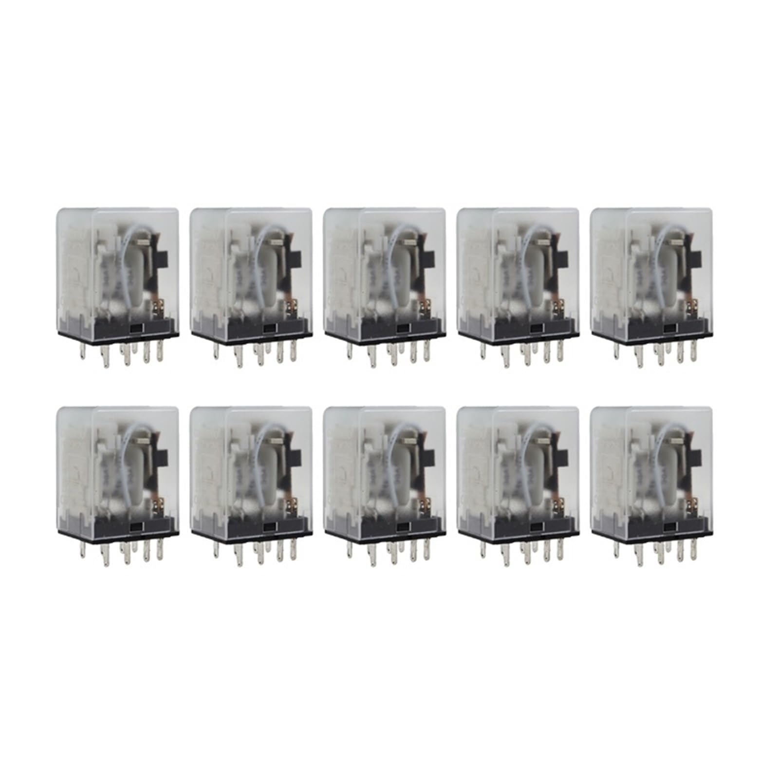 Relais électromagnétique MY2NJ DPDT DC 36V pour éviter les pannes de commande électrique, 10 pièces