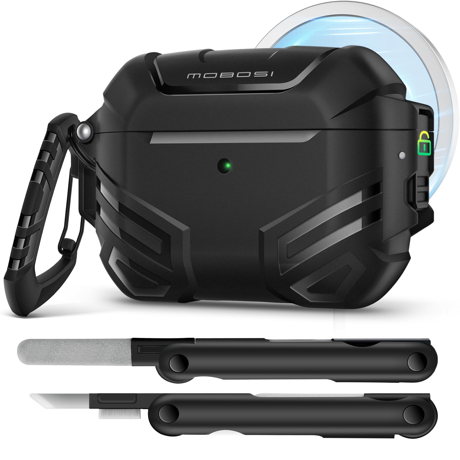 Amazon.com: MOBOSI for AirPods Pro 3 Case with Lock, Compatible