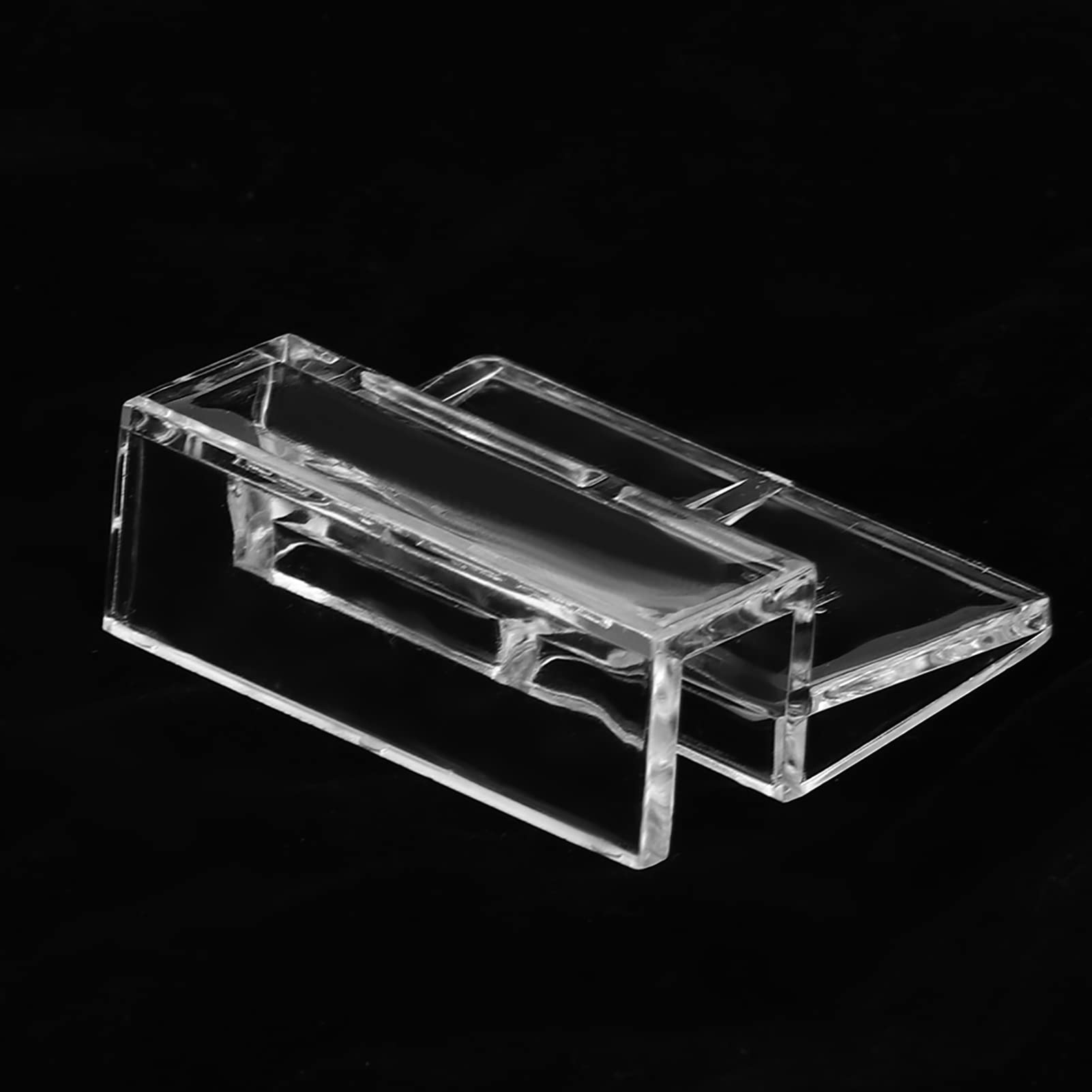 20Pcs Glass Cover Acrylic Clip Holder Support Clamp Accessory for Aquarium Fish Tank 20Pcs Glass Cover (8mm)