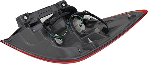 Miniatura 8 de Repuesto para Nissan Murano 2012-2014 Conjunto de luz trasera LED con bombillas, lado izquierdoexterior del lado del conductor, compatible con