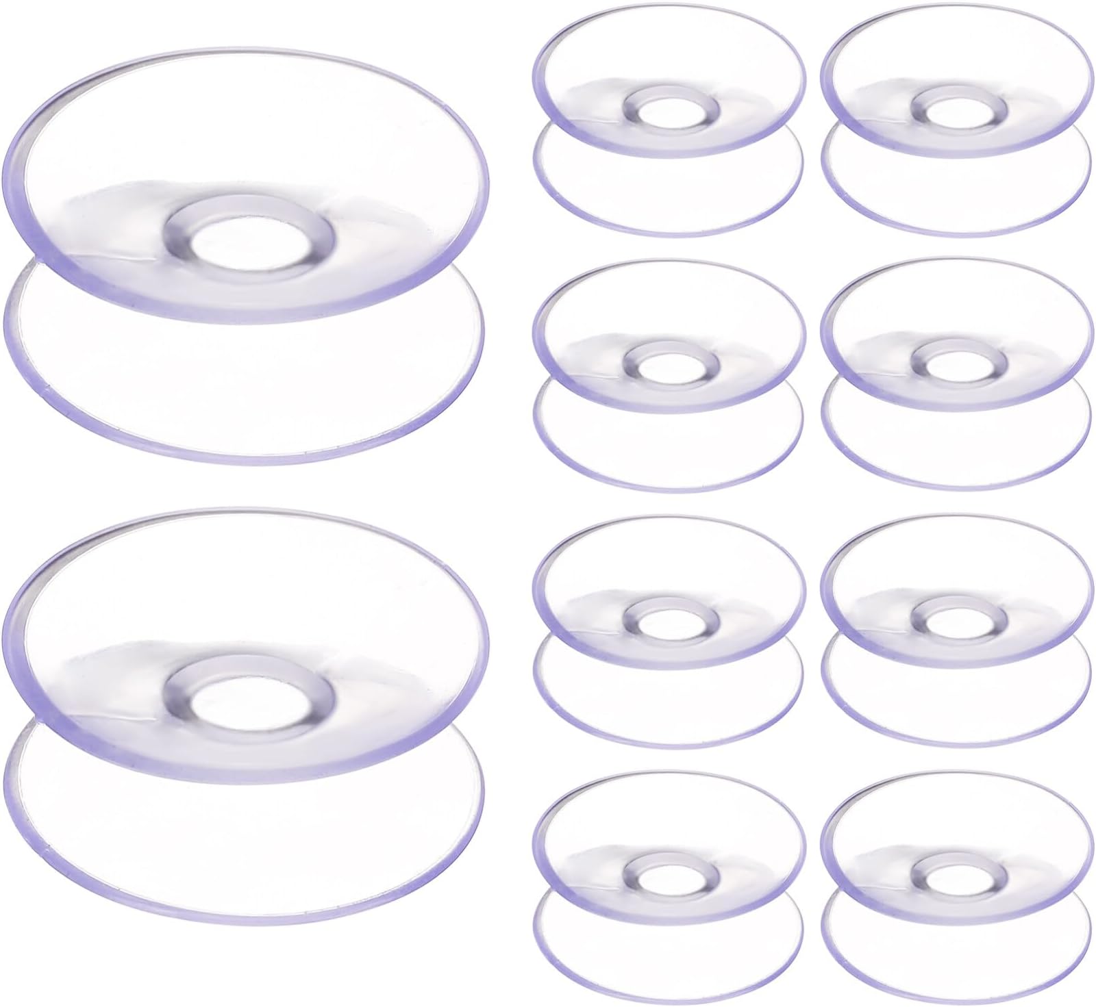 Amazon.com: PRETYZOOM Cup 10pcs Sucker Pads for Glass Clear Desk Pad ...