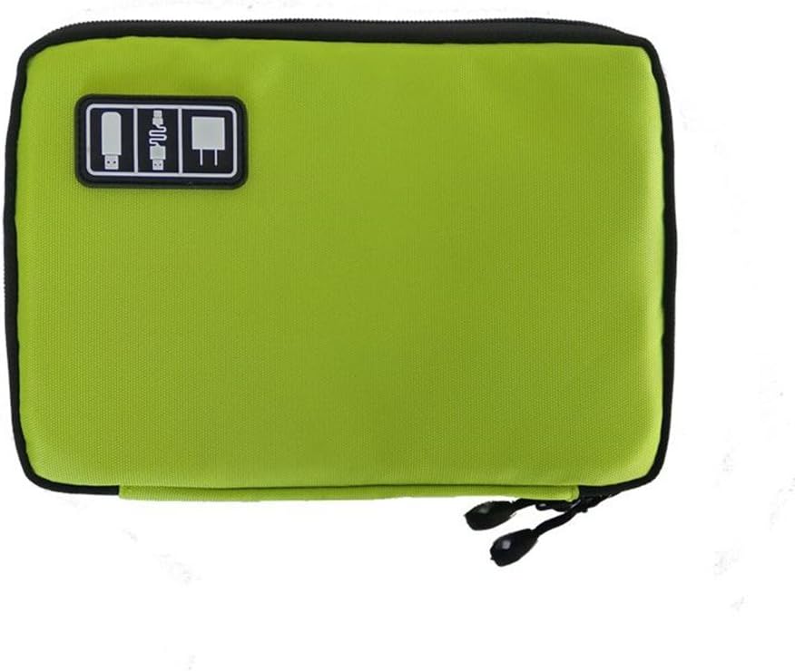 Rojeam Electronic Organizer Travel Gadget Bag For Digital Camera Electronics Accessories USB Cable and Houseware Storage(Green)