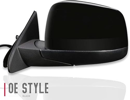 Miniatura 2 de Auto Dynasty CH1320348 Espejo retrovisor para puerta lateral izquierdo y conductor+calefactado, compatible con Dodge Durango 11-17