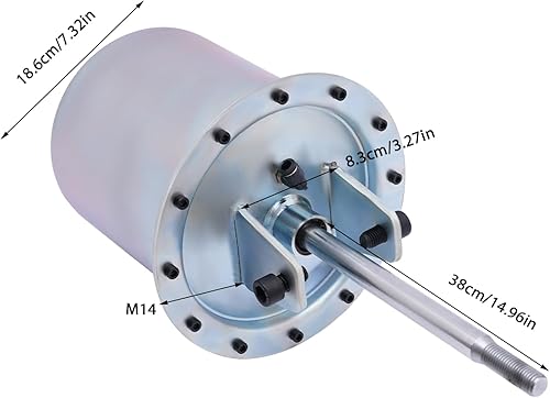 Miniatura 4 de Cilindro universal para romper cuentas, 7.323 in, totalmente ensamblado para M14, sello de aluminio cubierta de abalorios, herramientas de