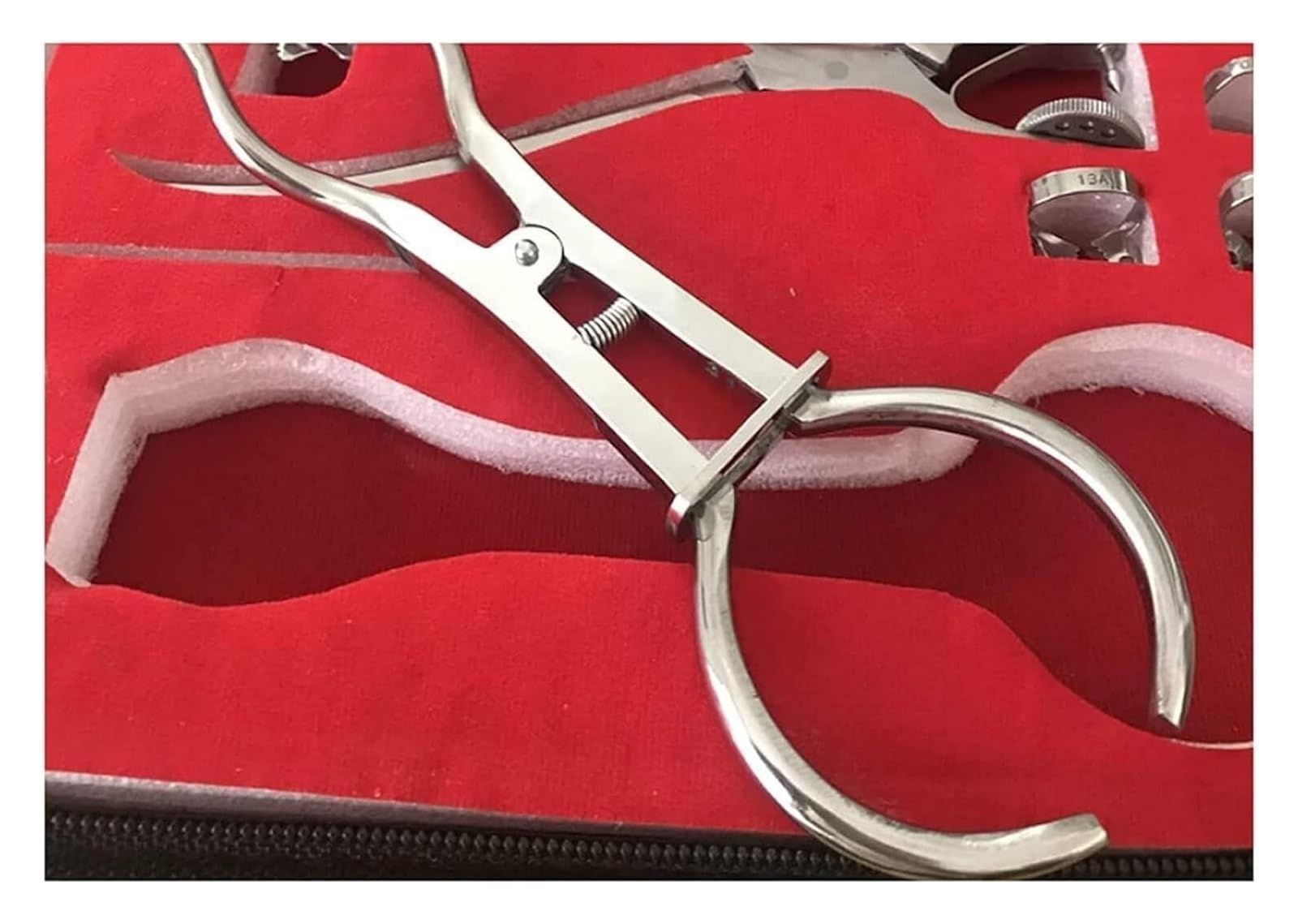 Kit de dique de goma para endodoncia dental, herramienta de perforar y juego de pinzas con marcos