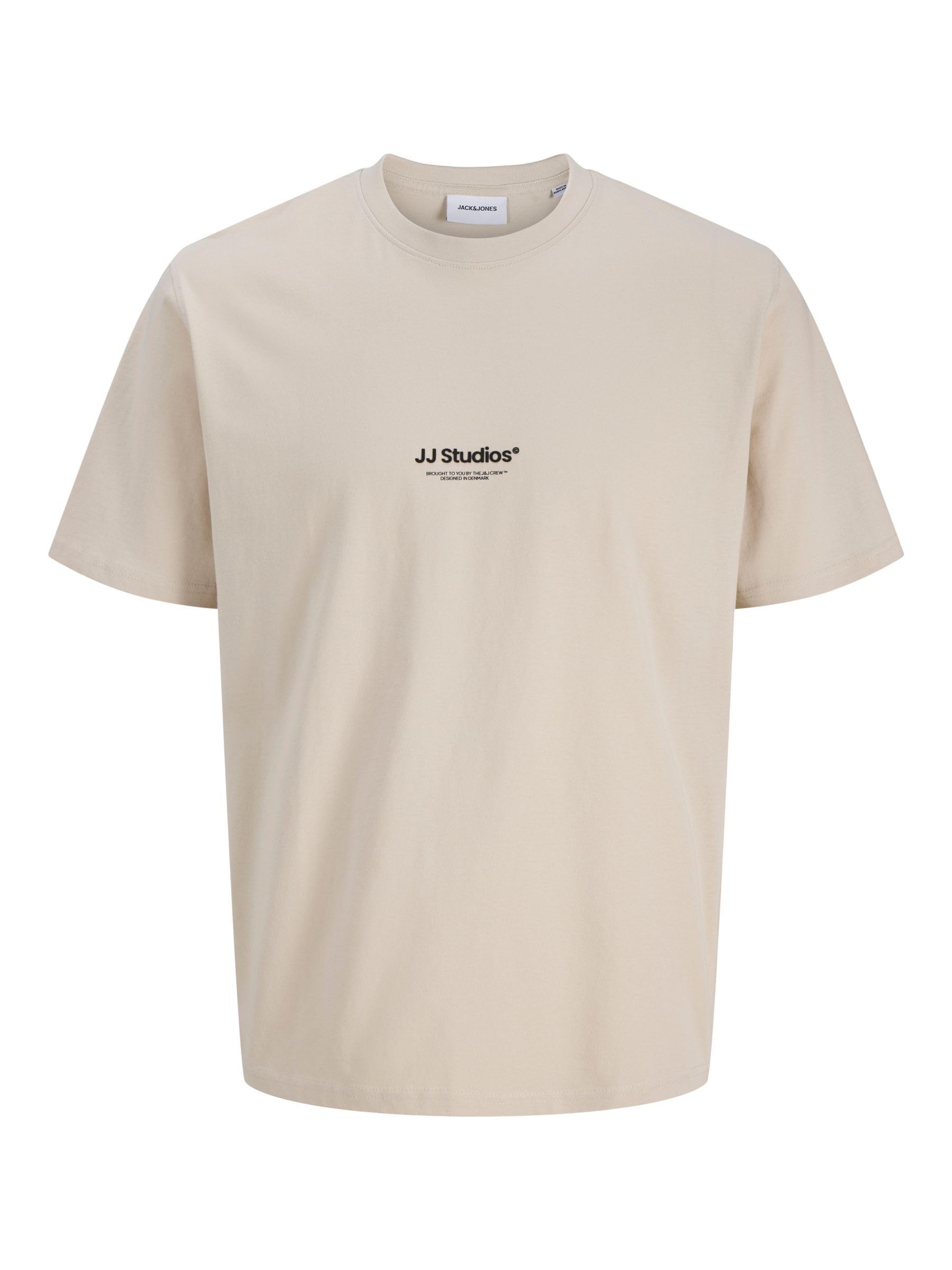 JACK & JONES Jjesoho Tee SS Crew Neck Noos, Moonbeam, XS