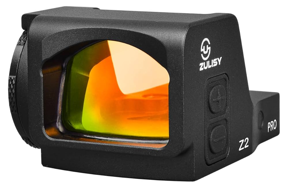Amazon.com: Zulisy Z2 PRO-R Multi-Reticle 2 MOA Red Dot & 36