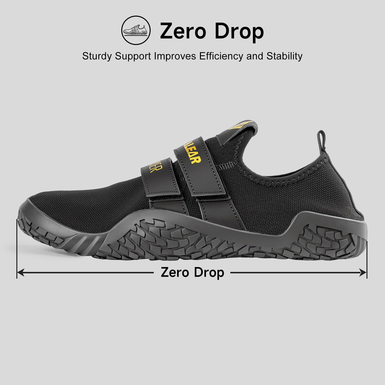 MANUEKLEAR - Zapatos de Levantamiento de Pesas para Hombres y Mujeres, Zapatos para Levantamiento de Pesas, Sentadillas, Fitness, Crosstrainer, Descalzo, Gimnasio, Entrenamiento