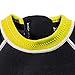 Kids Wetsuit for Boys Girls Toddlers by Scubadonkey | Wetsuit for Kids in 2.5mm Neoprene UPF 50+ | Meets CPSC Safety Requirements (Yellow,14)