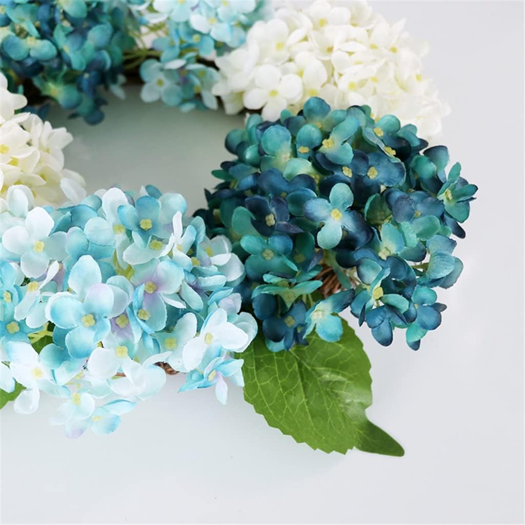Hydrangea Simulation Wreath Home Decoration Holiday Door Decoration Knot Wedding Arrangement