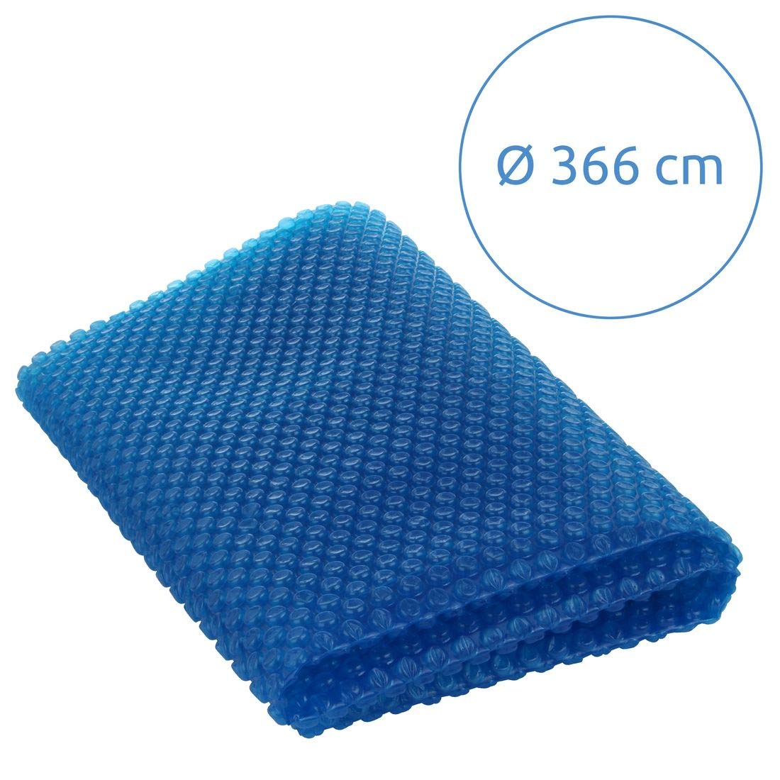 your GEAR SC-Ø-366 Bâche Solaire Couverture Solaire Ronde 300 µm d´épaisseur avec Film Solaire pour Le Chauffage de Piscine