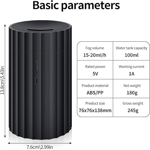 Miniatura 7 de Humidificador para habitación grande de dormitorio, tanque de agua de llenado superior de 9L2.4 galones, humidificadores de aire ultrasónicos de