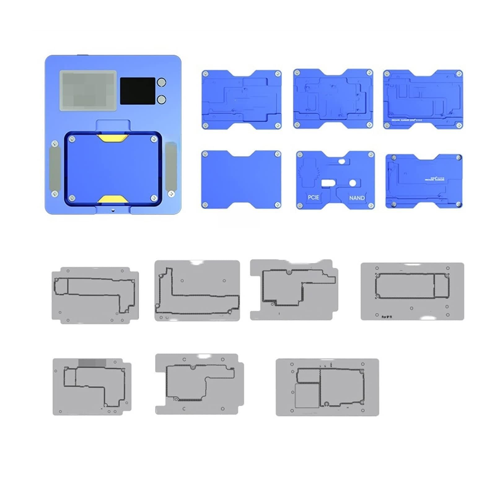 Heizplatte, Intelligente digitale Konstanttemperatur-Heiztabelle for Motherboard Zentralprozessor Vorheizplattform(Set B,110)