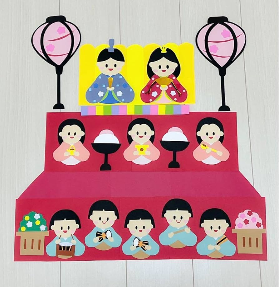 Amazon.co.jp: パターン B〈ひな祭りひなまつり〉お雛様