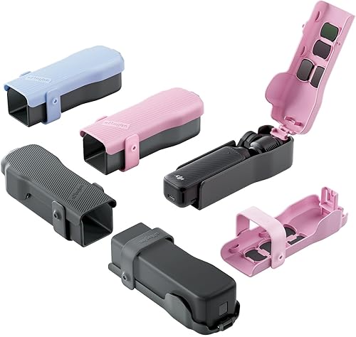 Miniatura 6 de Funda protectora de bolsillo 3, cubierta de carcasa portátil Gimbal Protector de lente para DJI Osmo Pocket 3 Action Camera (azul)