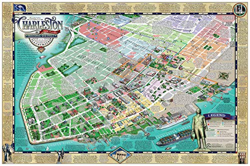 Charleston Historic District Illustrated Map #TOP2