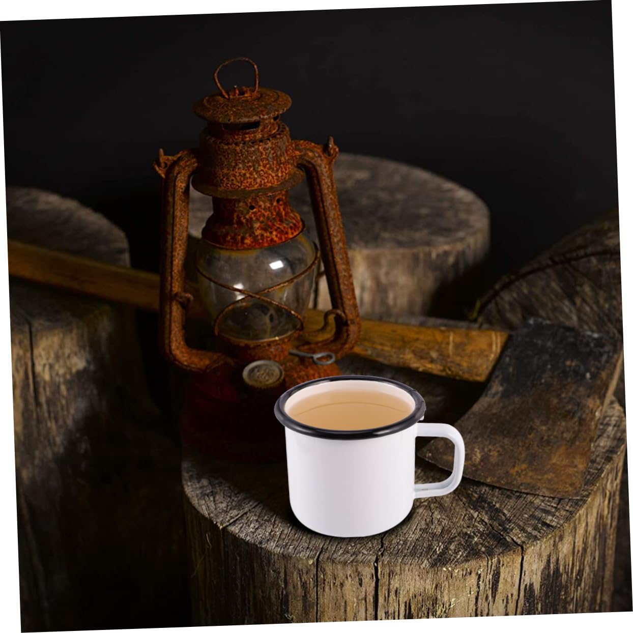 BESTonZON 10 Stück Edelstahl Becher Set - Metall Tassen Für Büro & Camping