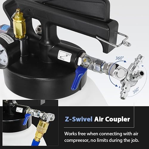 Miniatura 4 de FIRSTINFO - Accesorios mejorados para colgar y acoplador de entrada de aire giratorio de 360 grados para bombas de fluido de transmisión FIRSTINFO