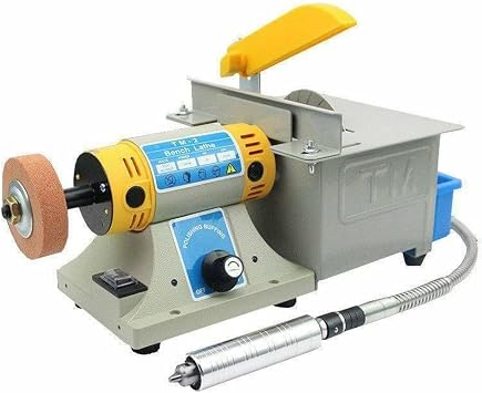 TM-2 Gem Jewelry Rock Polishing Tools Buffer Machine Multi-purpose Bench Lathe Polisher Grinder Tool Kits Jade Cutter Cutting Machine Mini Table Saw AC 110V