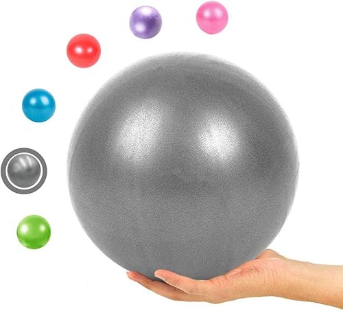 Mini bola de ejercicio de 9 pulgadas para yoga, pilates, terapia física mejora el equilibrio, fuerza del núcleo de entrenamiento, estabilidad, bolas