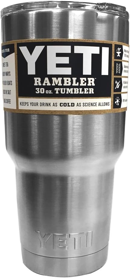 YETI Rambler Vacuum Insulated Tumbler with Lid