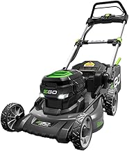 EGO Power+ LM2021 20-Inch 56-Volt Lithium-ion Cordless Battery Walk Behind Push Lawn Mower with Steel Deck - 5.0 Ah Battery and Charger Included