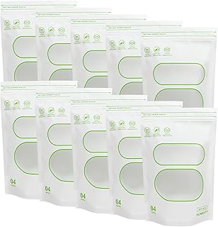 4 OZ Storage Terp Bag 58%-62% RH 2-Way Humidity Control Bags for Curing & Storage Resealable Lock & Seal Bag, 10 PCS,8" x 11.8"