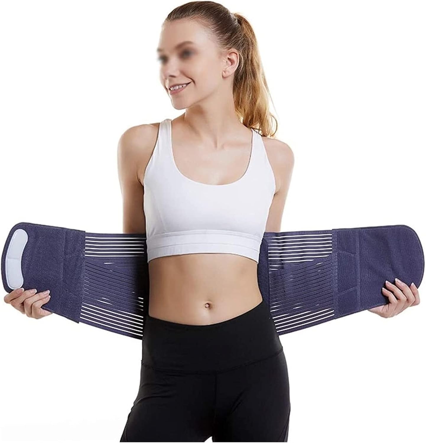 Lumbar Support Belt Back Brace Adjustable Support Straps Protection Heat Belt Relief for Back Pain, Herniated Disc, Sciatica, Scoliosis and More,