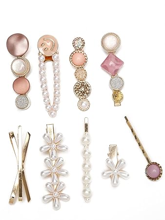 YouBella Jewellery Combo of Hair Pins/Hair Clips for Girls and Women (Multi-Color) (Combo 5)