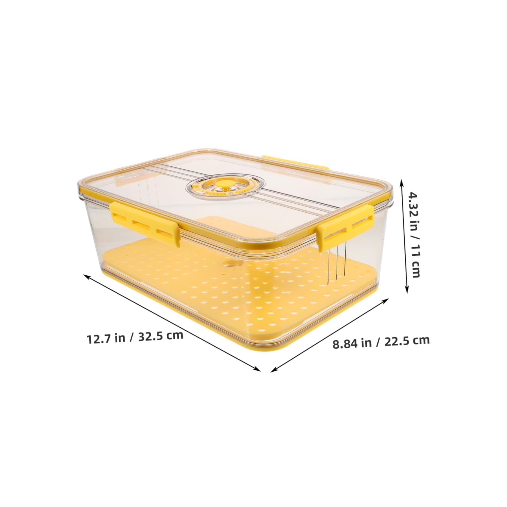 PRETYZOOM Caja Pan Registro Transparente Tostadas Refrigerador Soporte Alimentos Almacenamiento Cuentas Pan Refrigerador Caja Almacenamiento Hogar Alimentos Tazones Comer Tapa