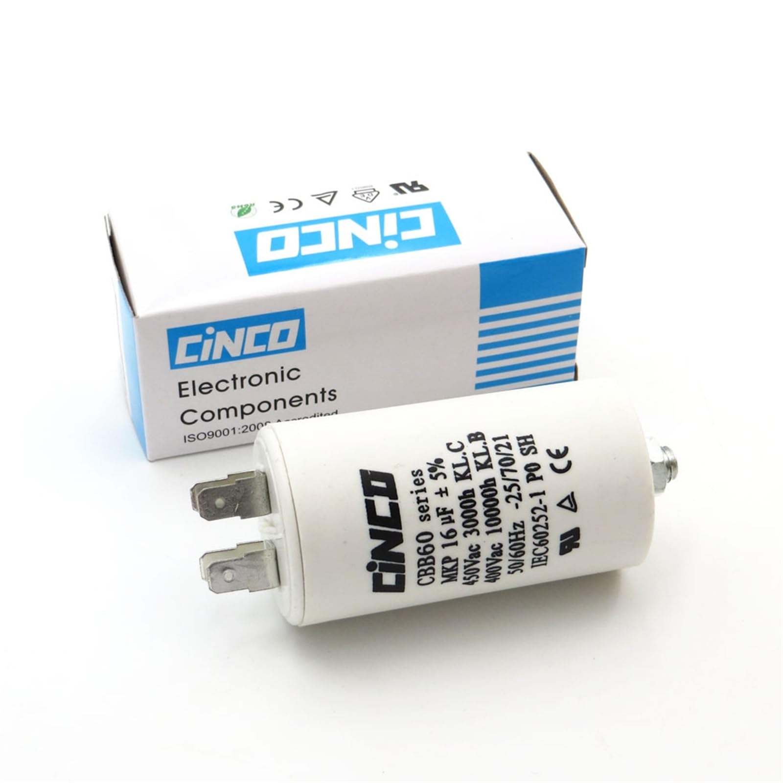 50uf 450v Cablato Condensatore CBB60 Per Elettrico Induzione Motore - Foto 6