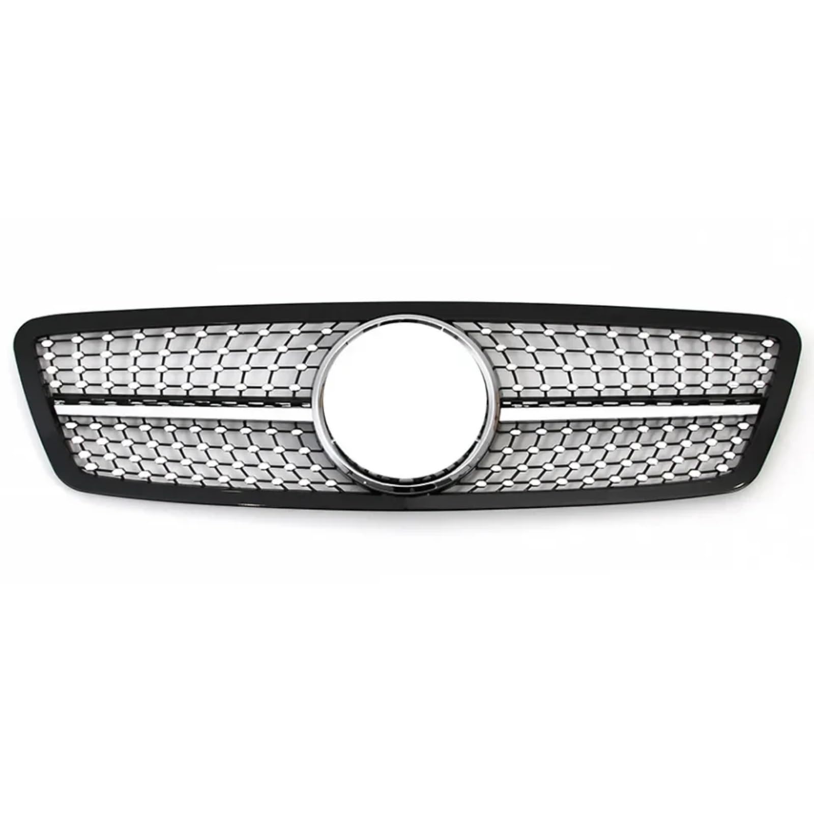 Calandre Supérieure Avant W203 Finition Chrome Élite pour Classe C - 6