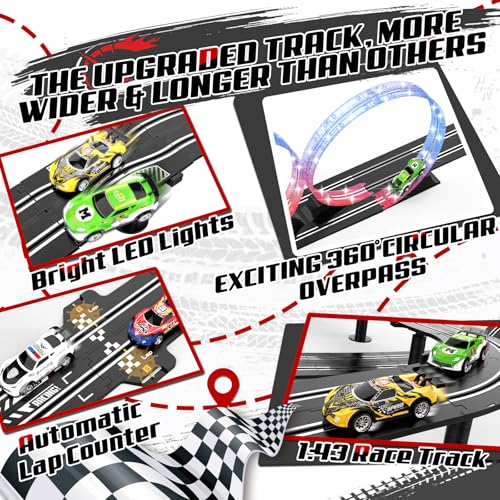 3 IN 1 Slot Car Race Track Set