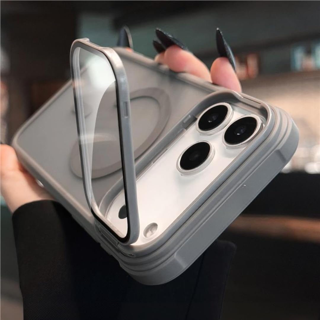 Support de caméra invisible iPhone 17 Pro coque silicone transparente antichoc - 7