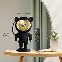 Vista 6 de Proyector de estrellas de astronauta, luz de galaxia, proyector de 360° Space Man Buddy Proyector de cielo LED luz nocturna espacial luz espacial