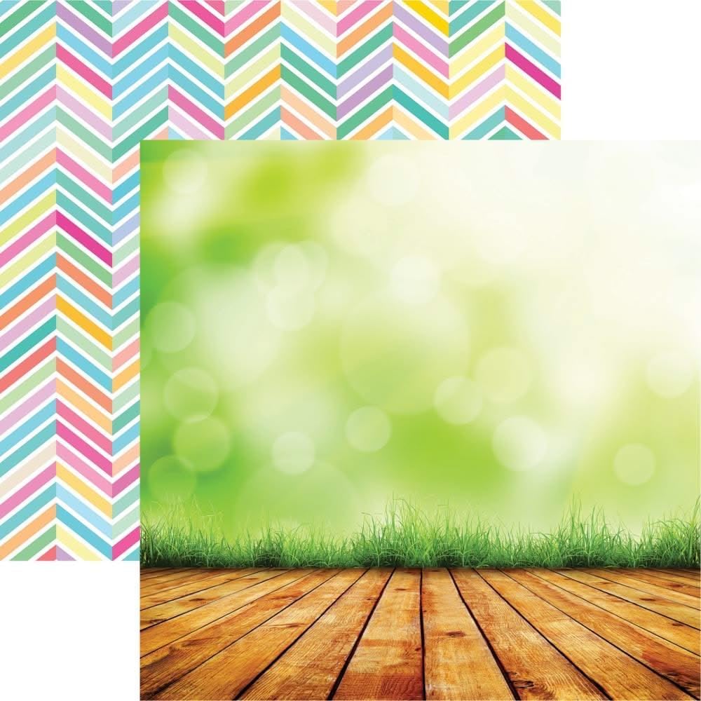 Reminisce Easter Time Scrapbook Collection kit White