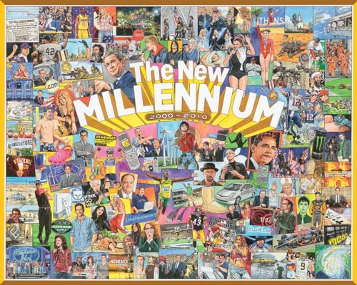 White Mountain 1000 Piece Jigsaw Puzzle 2000s Pop Culture Puzzles with Large Pieces for Adults and Family 24
