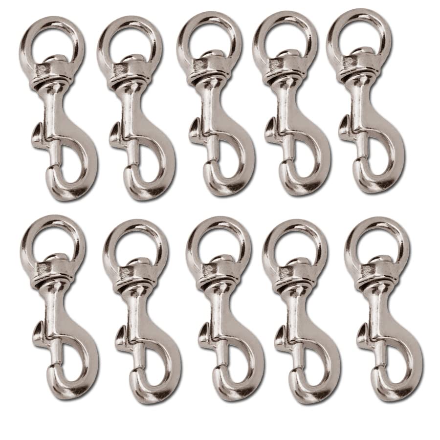 D/W Silver Snap Hooks Metal Trigger Clip Heavy Duty Snap Trigger Clip for Spring Pet Buckle, Linking (B0B3VL95T1) Amazon Price History, Amazon Price Tracker