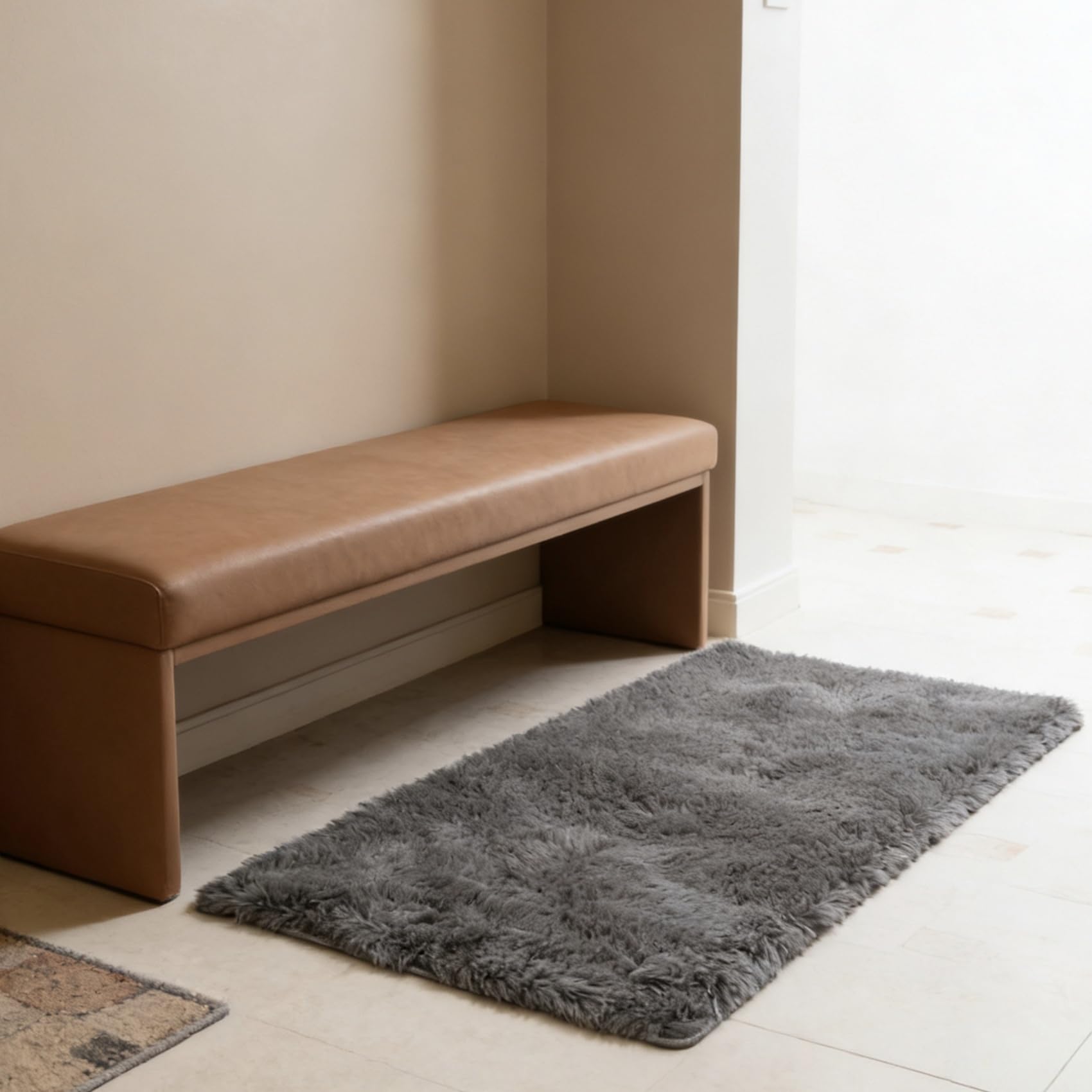 Tapis de Salon à Poils Longs pour une Chambre Douce et Cocooning