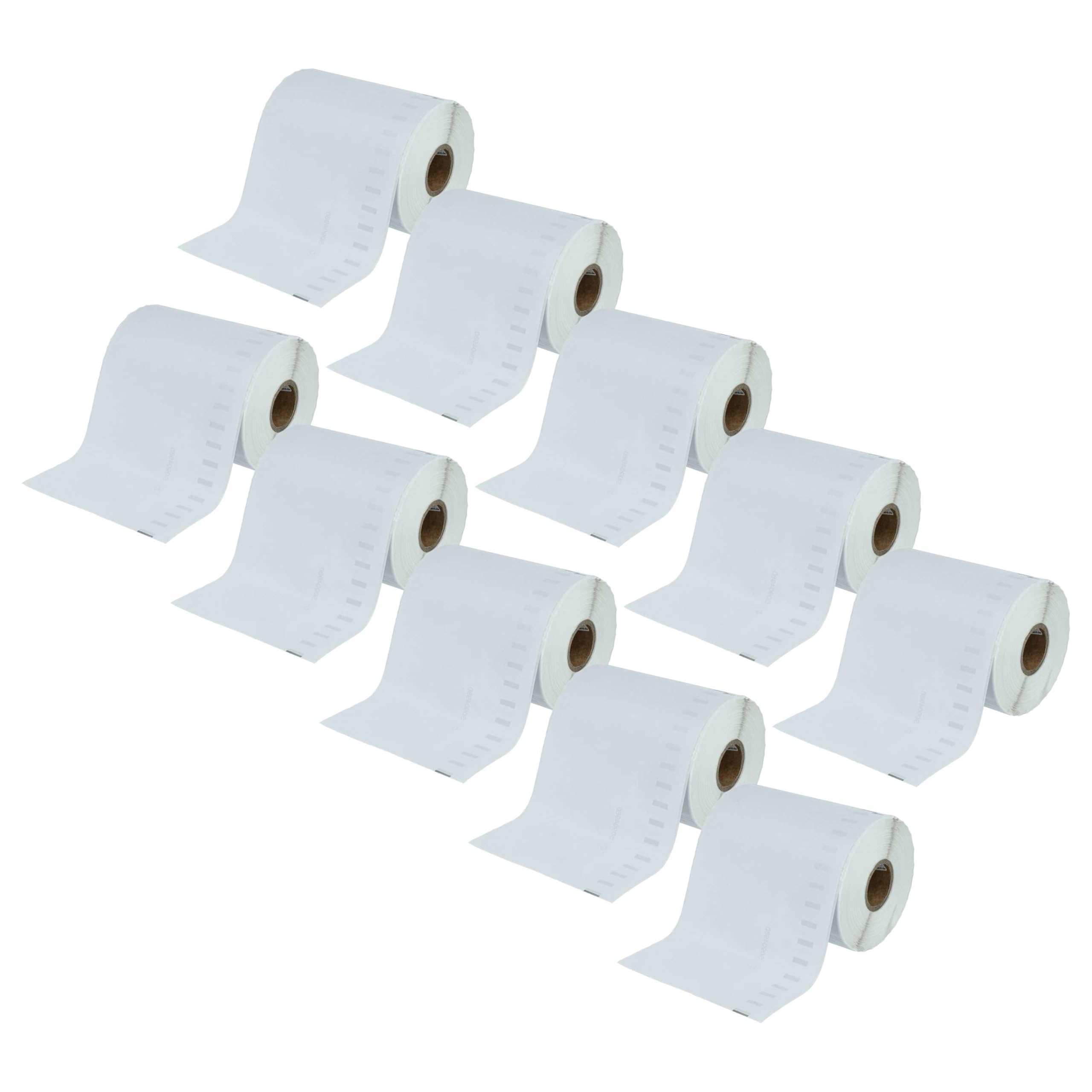 vhbw 10x rotolo etichette 104mm x 159mm (220 etichette) sostituisce Dymo S0904980 per etichettatrice bianco