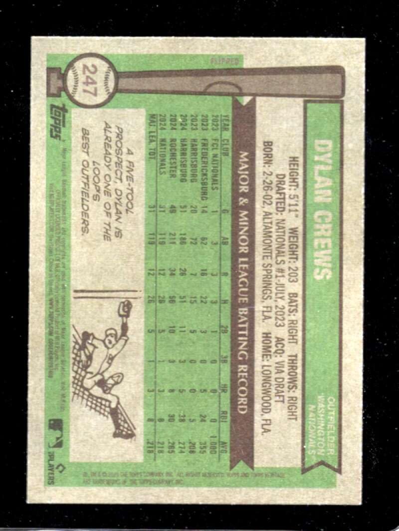 Amazon.com: 2025 Topps Heritage Flipped Bat Variation #247 Dylan