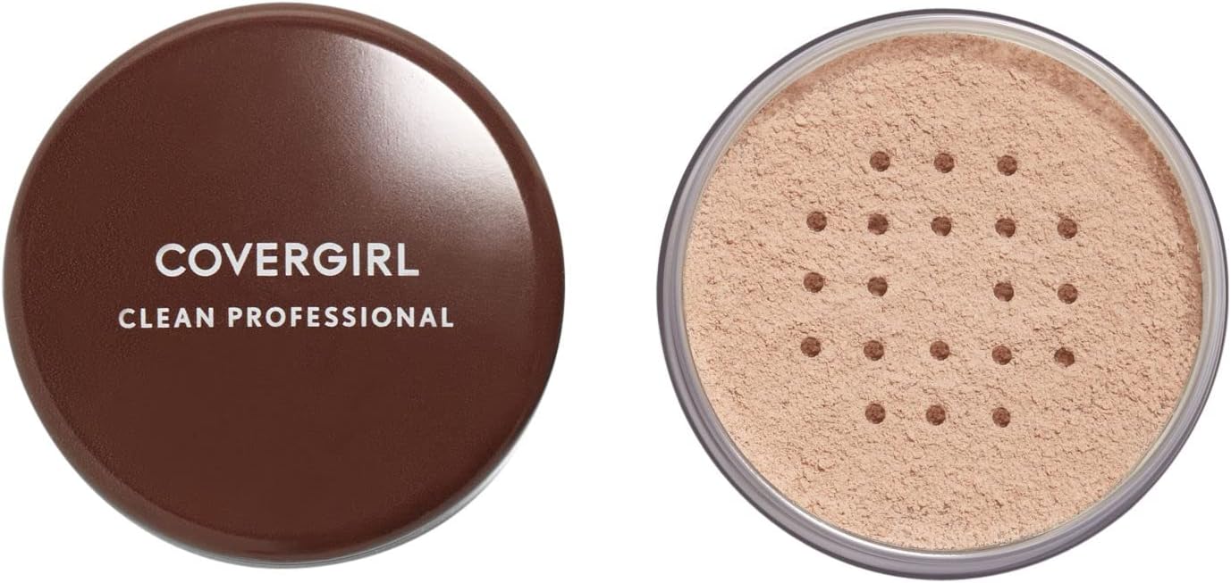 Professional Loose Finishing Powder, Translucent Light Tone, Sets Makeup, Controls Shine, Won't Clog Pores, 0.7 Ounce (Packaging May Vary)